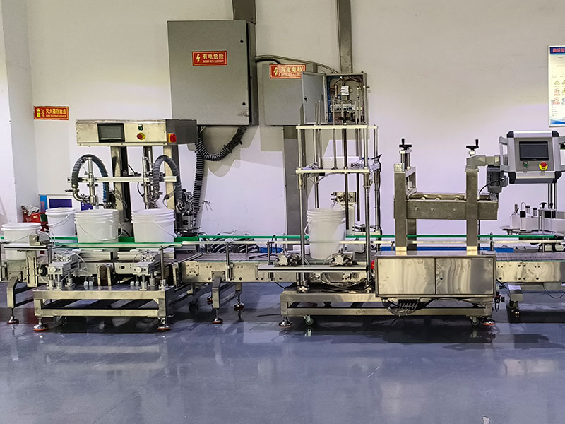 長沙20L化工溶液灌裝機-25公斤透析液灌裝生產線